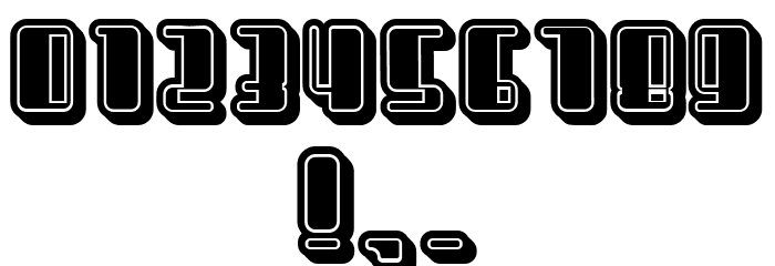 Objective Filled Regular Font OTHER CHARS