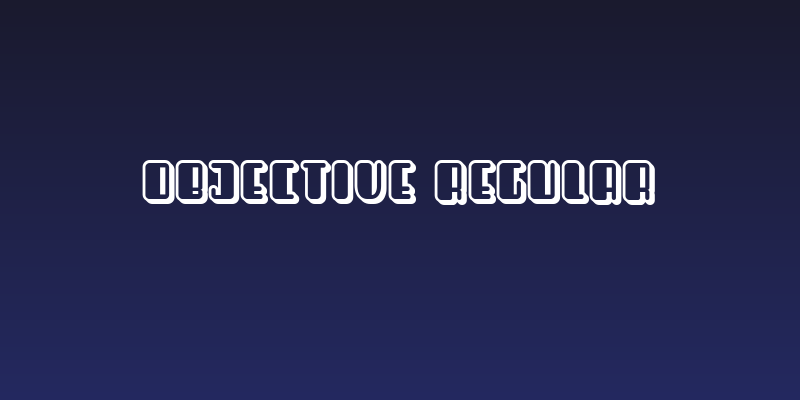 Objective Regular Social Header