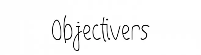 Objectivers  تنزيل الخطوط