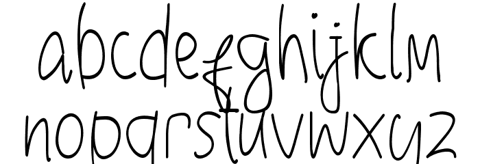 Objectivers Font LOWERCASE