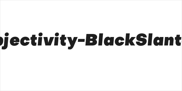Objectivity-BlackSlanted Logo