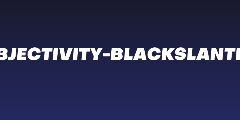 Objectivity-BlackSlanted Social Header