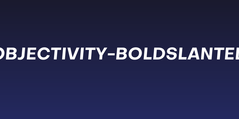 Objectivity-BoldSlanted Social Header