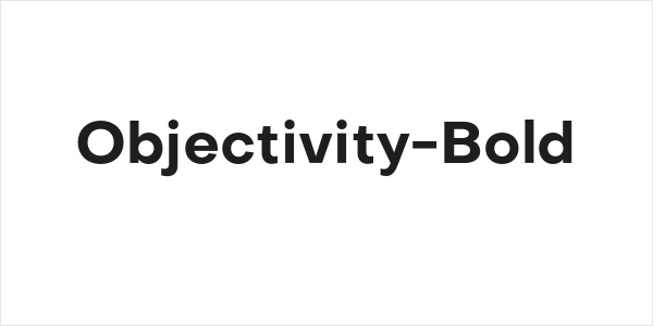 Objectivity-Bold Logo