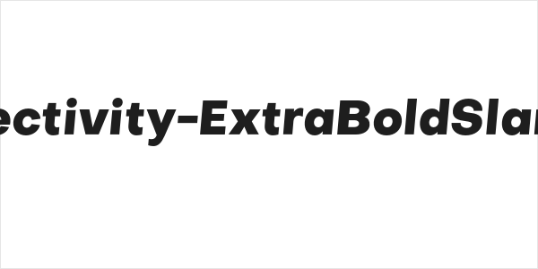 Objectivity-ExtraBoldSlanted Logo