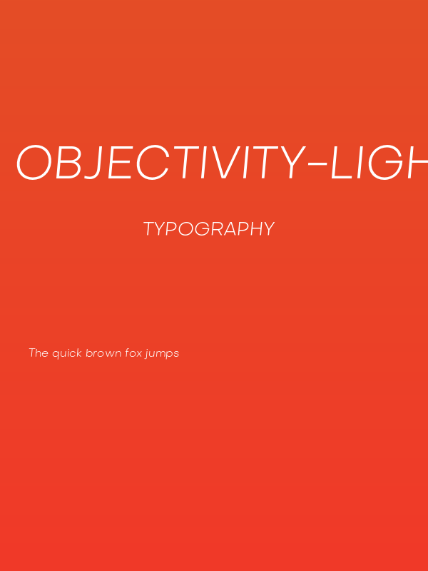 Objectivity-LightSlanted Poster