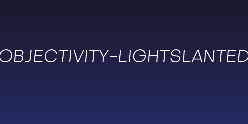 Objectivity-LightSlanted Social Header