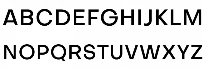 Objectivity-Medium Schriftart Groß