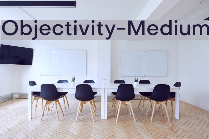 Objectivity-Medium Font examples