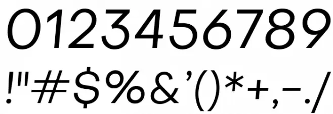 Objectivity-RegularSlanted Font OTHER CHARS