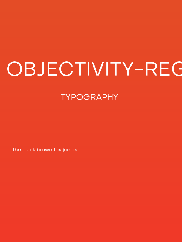 Objectivity-Regular Poster