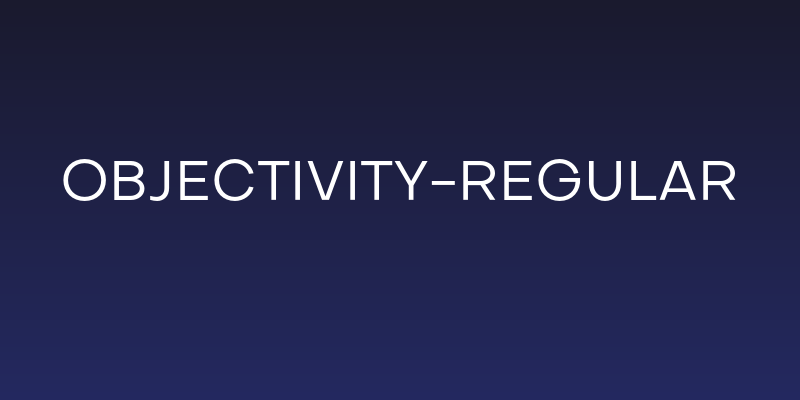 Objectivity-Regular Social Header