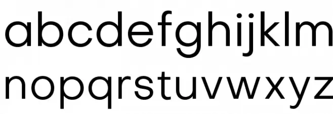 Objectivity-Regular Fonte MINÚSCULAS