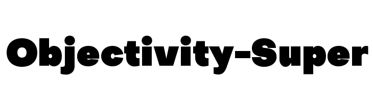 Objectivity-Super  Free Fonts Download