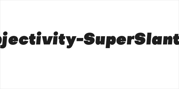 Objectivity-SuperSlanted Logo
