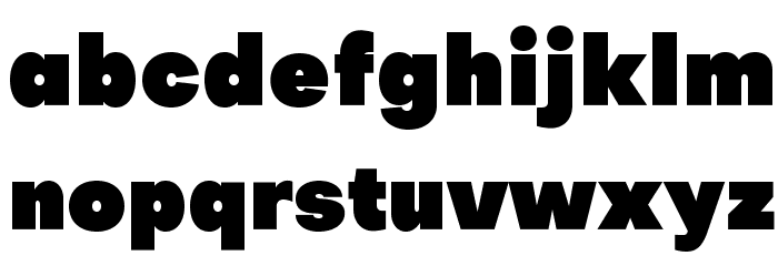 Objectivity-Super Font LOWERCASE
