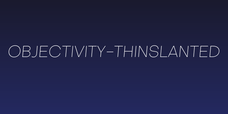 Objectivity-ThinSlanted Social Header