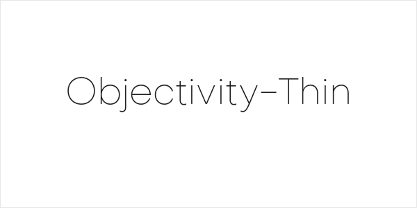 Objectivity-Thin Logo