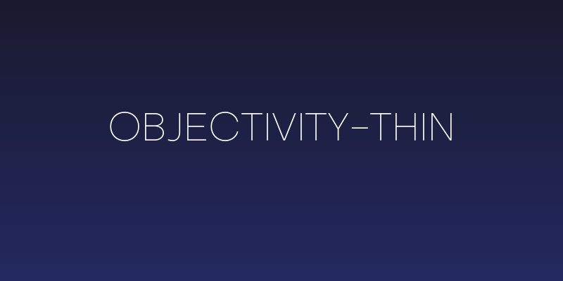 Objectivity-Thin Social Header