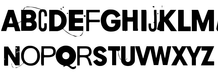 Objectorange Font LOWERCASE
