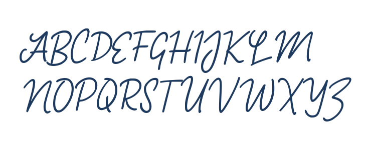 Oblamy Script Uppercase