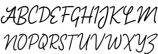 Oblamy Script Fonte MAIÚSCULAS