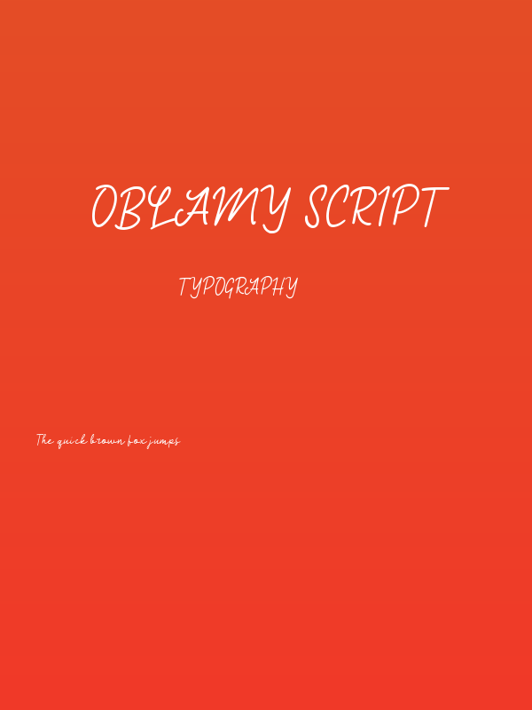 Oblamy Script Poster