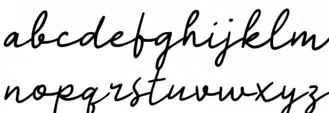 Oblamy Script Fonte MINÚSCULAS