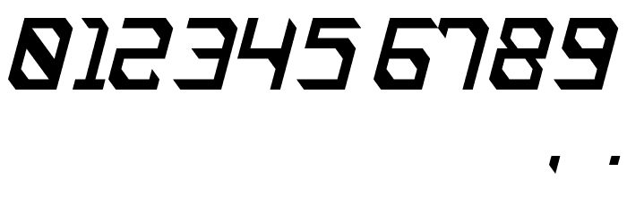 Oblaque Oblique Font OTHER CHARS
