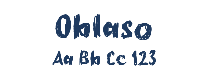 Oblaso Font Preview