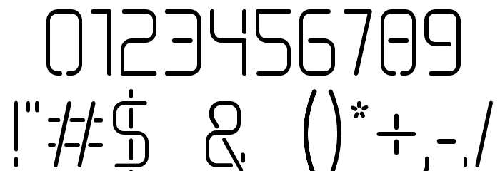 Obli-Regular Font OTHER CHARS