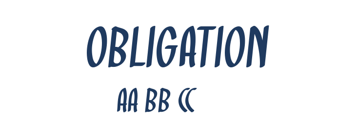 Obligation Font Preview