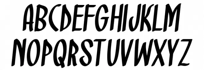 Obligation Font UPPERCASE