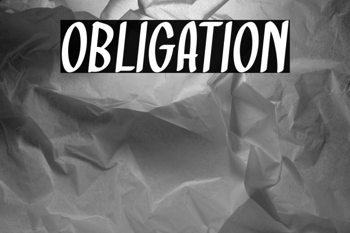 Obligation Example 2