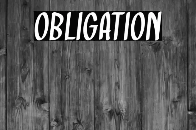Obligation Font examples