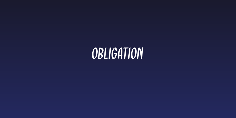 Obligation Social Header