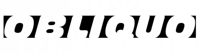 Obliquo  Frei Schriftart Herunterladen