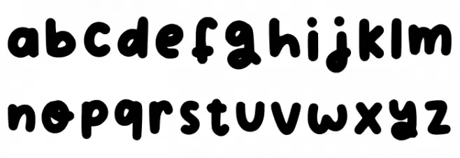 Obliviate Regular फ़ॉन्ट लोअरकेस