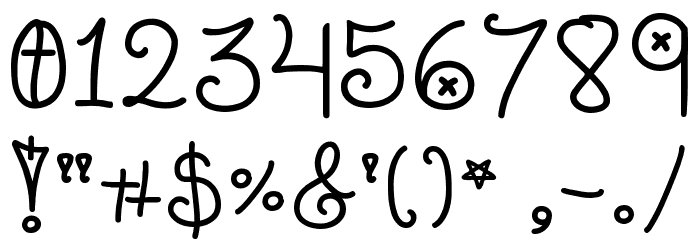 Oblivion Font OTHER CHARS