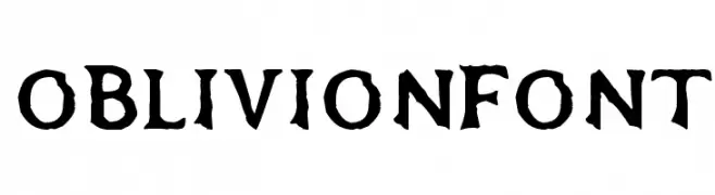 OblivionFont  नि: शुल्क फ़ॉन्ट्स डाउनलोड