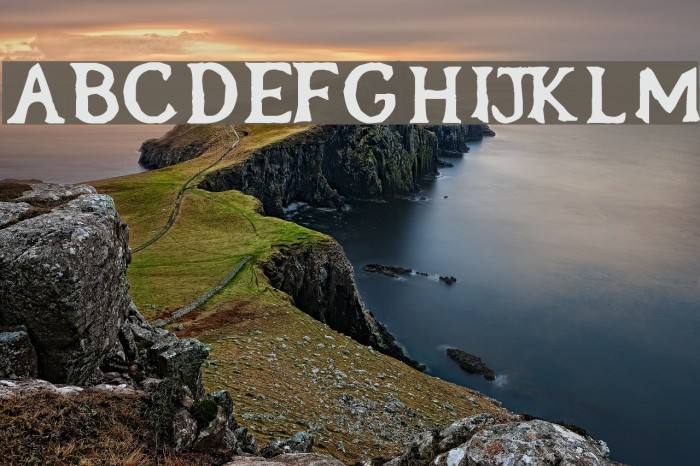 OblivionFont Schriftart examples