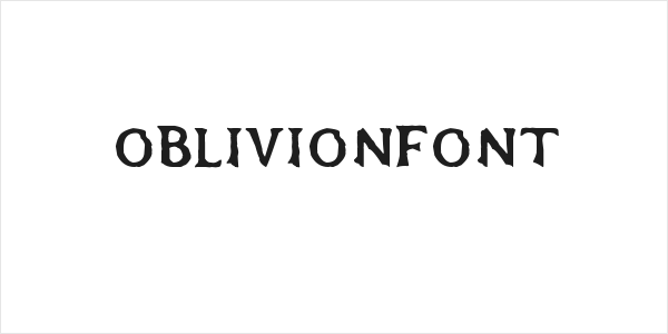 OblivionFont Logo