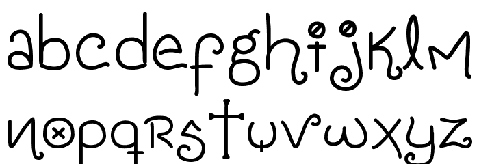 Oblivion Font LOWERCASE