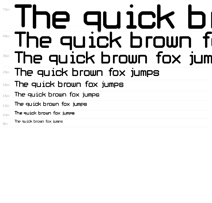 Oblivious font Waterfall