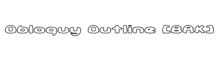 Obloquy Outline [BRK]  les polices de caractères gratuit tlcharger