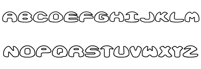 Obloquy Outline [BRK] Font Litere mari