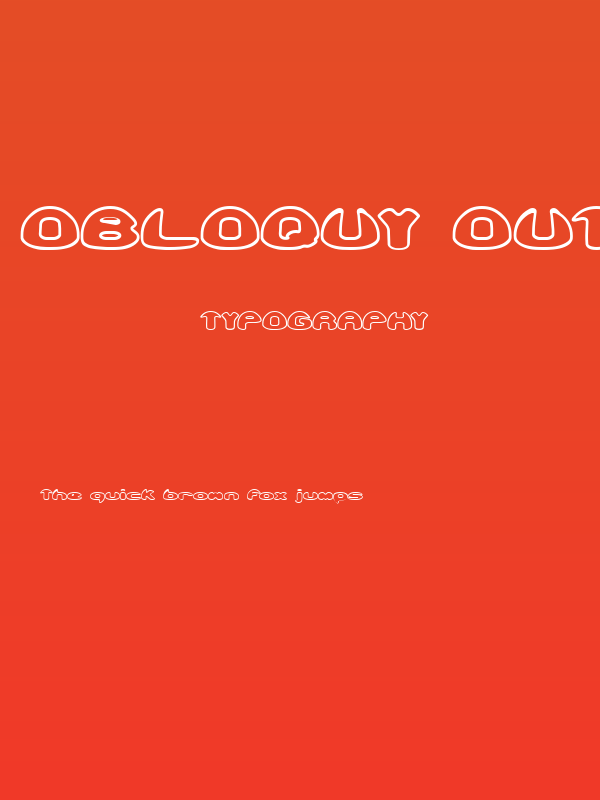 Obloquy Outline [BRK] Poster