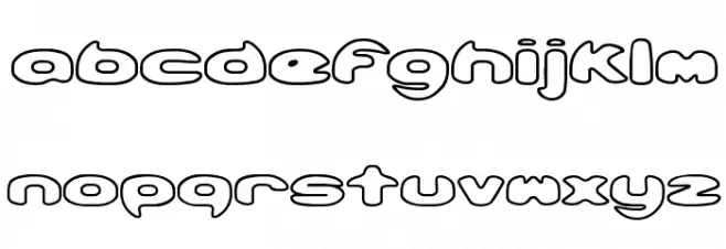 Obloquy Outline [BRK] Caratteri MINUSCOLO