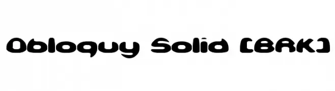 Obloquy Solid [BRK] 