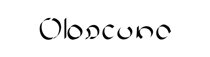 Obscura  नि: शुल्क फ़ॉन्ट्स डाउनलोड